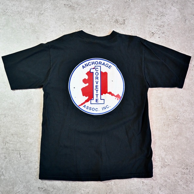 [M1439] Vintage 1990's  ナンバーワン CORVETTE  Tシャツ Lサイズ