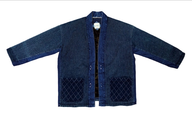 19AW インディゴ刺し子キモノジャケット /  Indigo sashiko kimono jacket