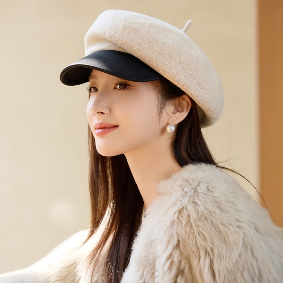 キャスケット ハット 帽子 レディース 春秋冬 韓国 ベレー帽 きれいめ おしゃれ 大人 かわいい カジュアル シンプル 小顔見え ウール調 マリンキャップ 暖かい 大人可愛い 大人女子