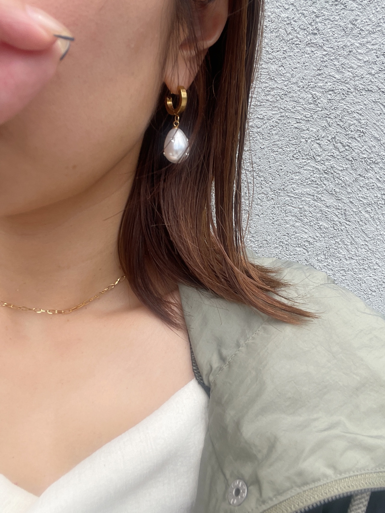 milky teardrop pierce