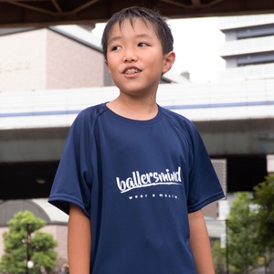 ballersmind wam Logo Cool Tee（Navy）