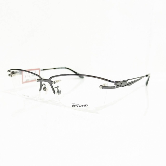 【Styles of BEYOND】スクエアナイロールフレーム　グレー