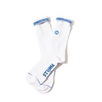 PP SOCKS : ホワイト/ブルー