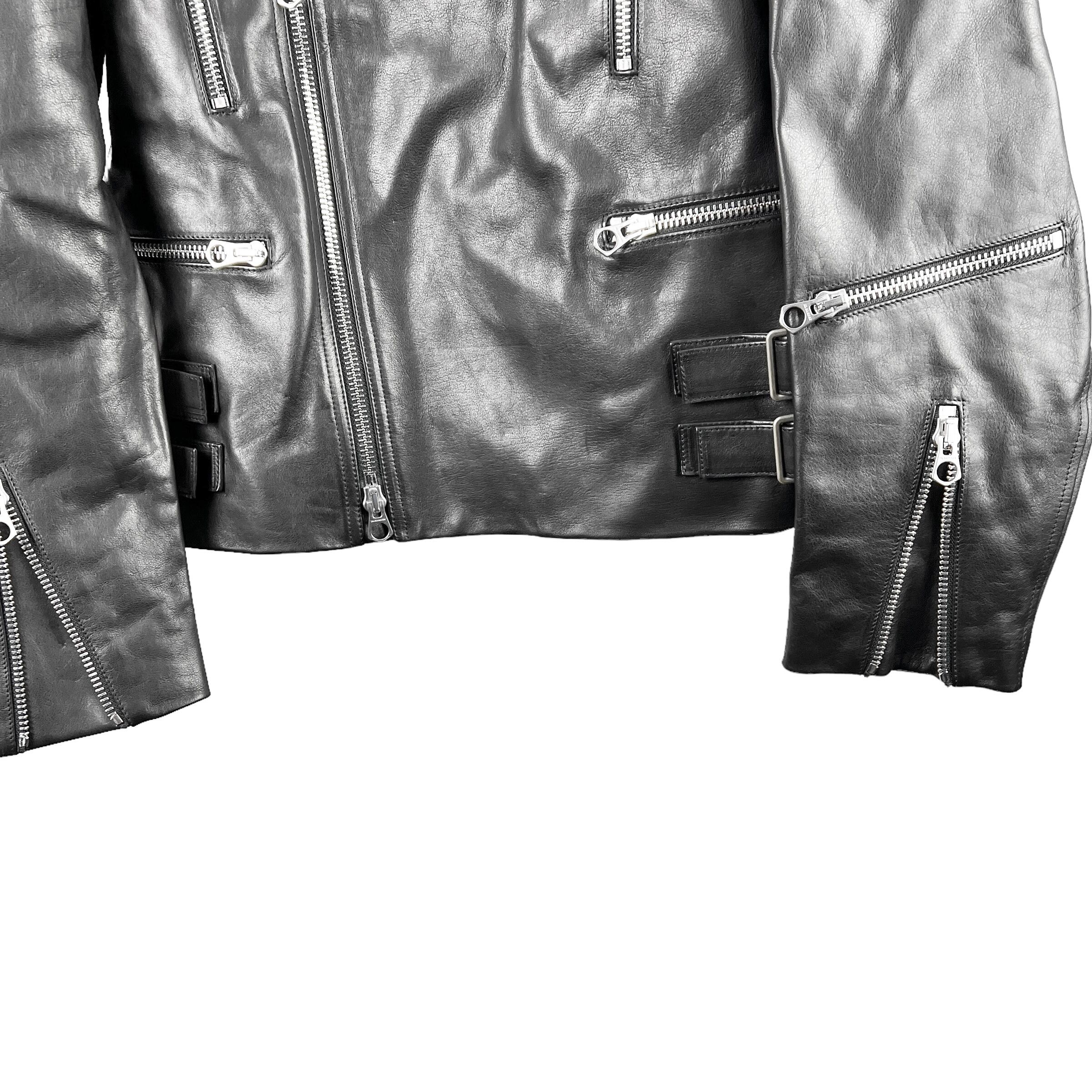 JIL SANDER(ジルサンダー) Zip Leather Jacket (black JIL SANDER(ジルサンダー) Zip Leather Jacket (black
