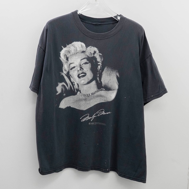 Marilyn Monroe " Portrait Monotone " Cut Tag Fits XL 【A7-482】