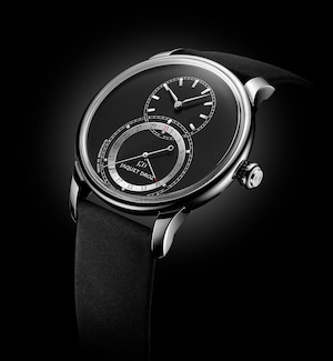 【JAQUET DROZ ジャケ・ドロー】GRANDE SECONDE QUANTIÈME　グラン・セコンド カンティエーム（マットブラック）／国内正規品 腕時計