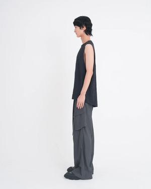 【26SS】Tamme タム / WRINKLED SLEEVELESS TOPS