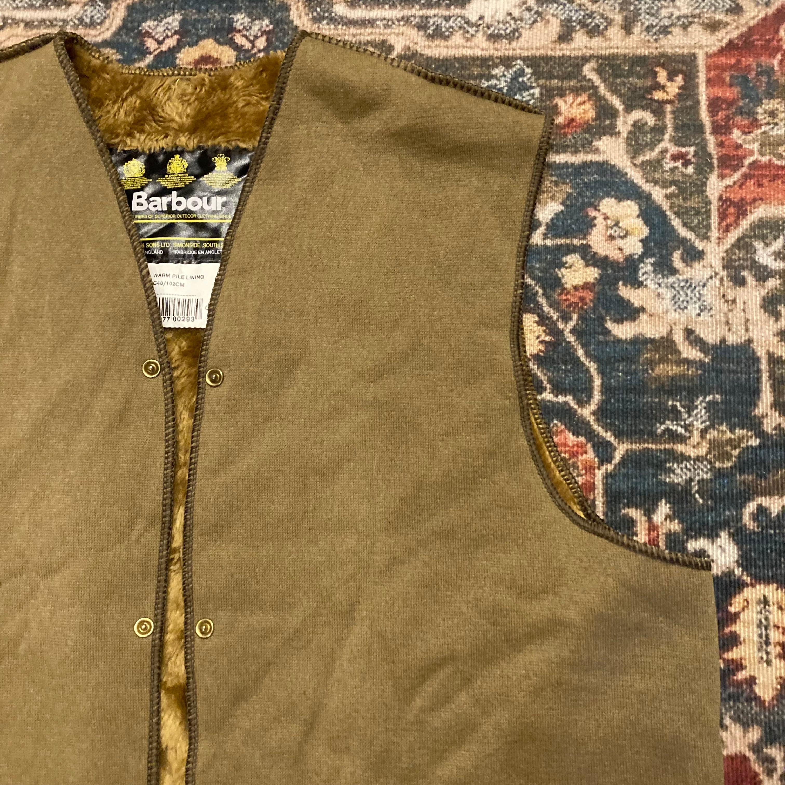90s Barbour Liner Vest バブアー ライナーベスト ヴィンテージ 王室