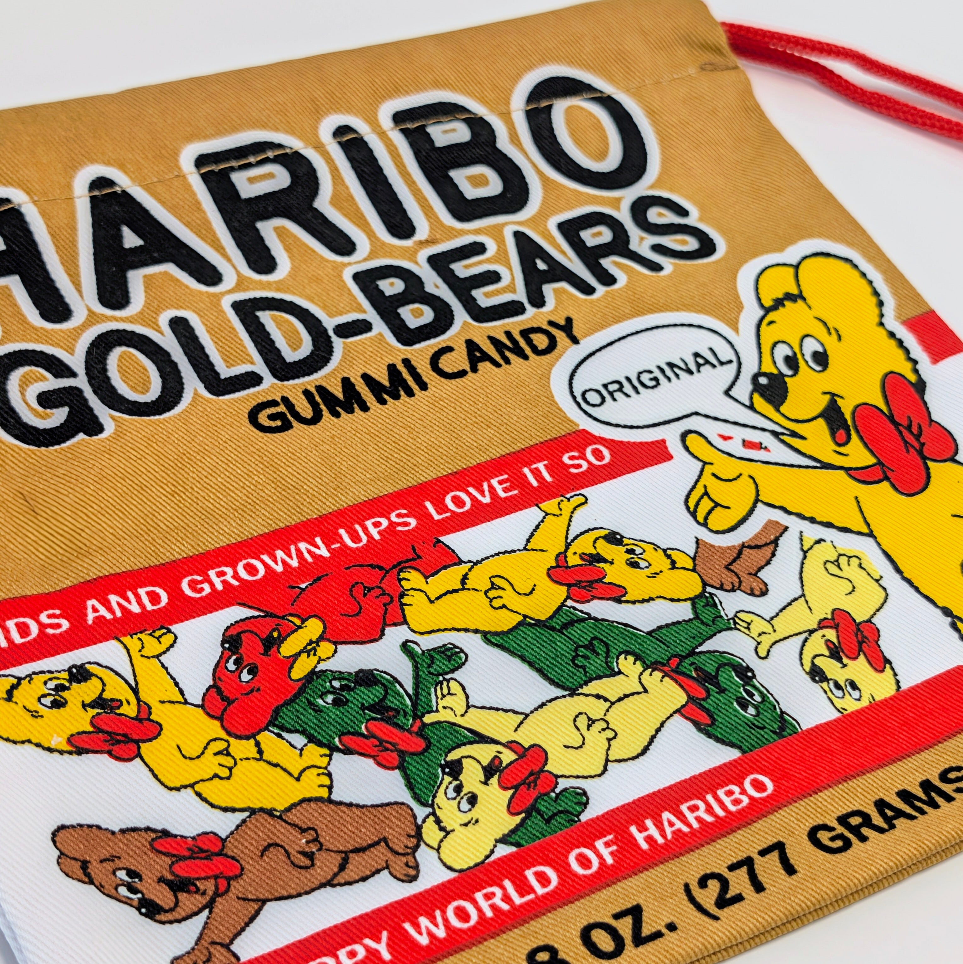 ✨️可愛すぎて何枚も欲しい♡✨️アメリカンキャラクターPURSE【 HARIBO（ハリボー）】巾着袋 〚アメリカン雑貨 アメトイ〛