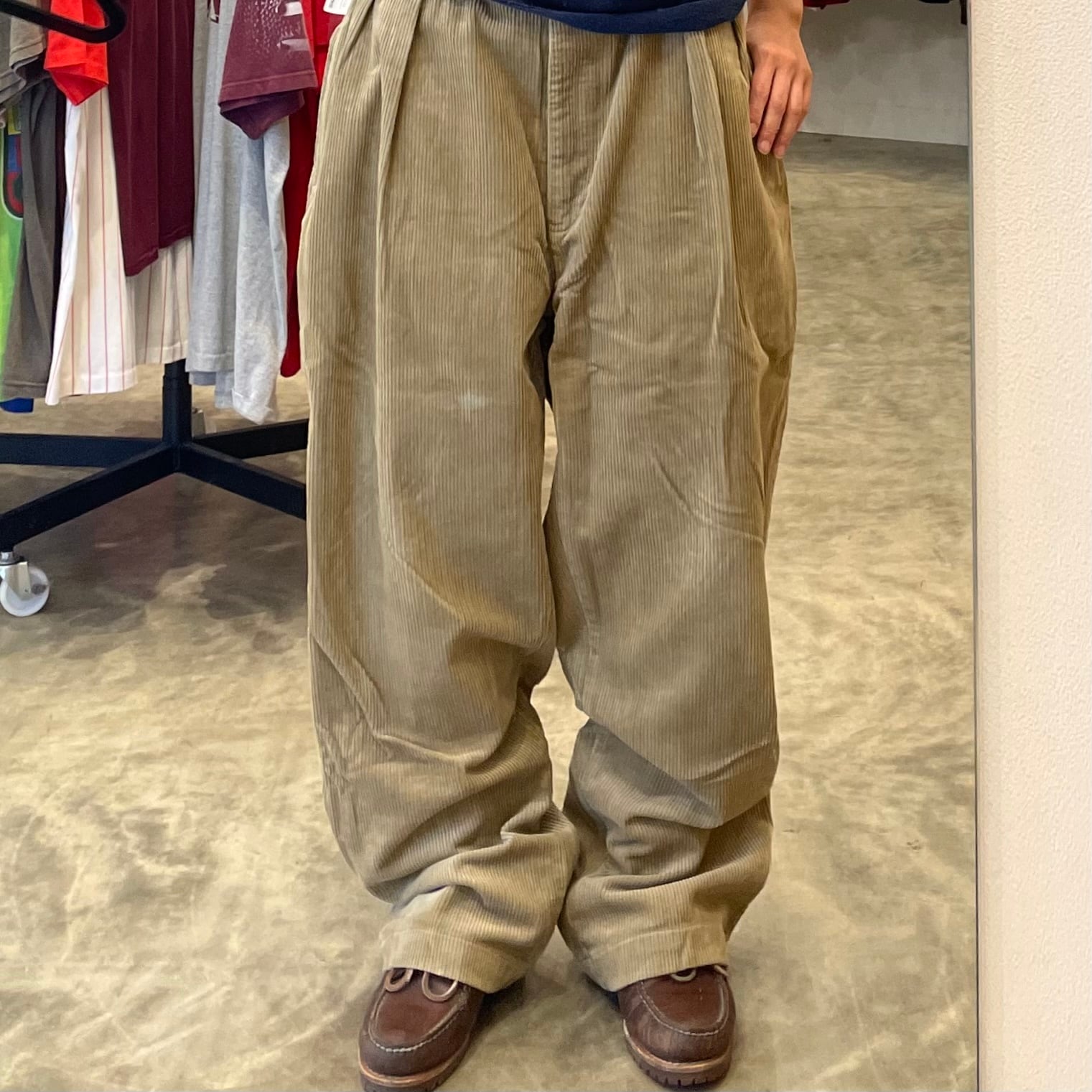 コーデュロイパンツ 古着 ラコステ 精し
