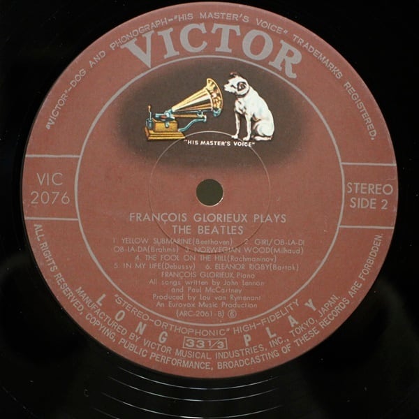Francois Glorieux / Fran?ois Glorieux Plays The Beatles [VIC 2076, VIC-2076] - 画像4