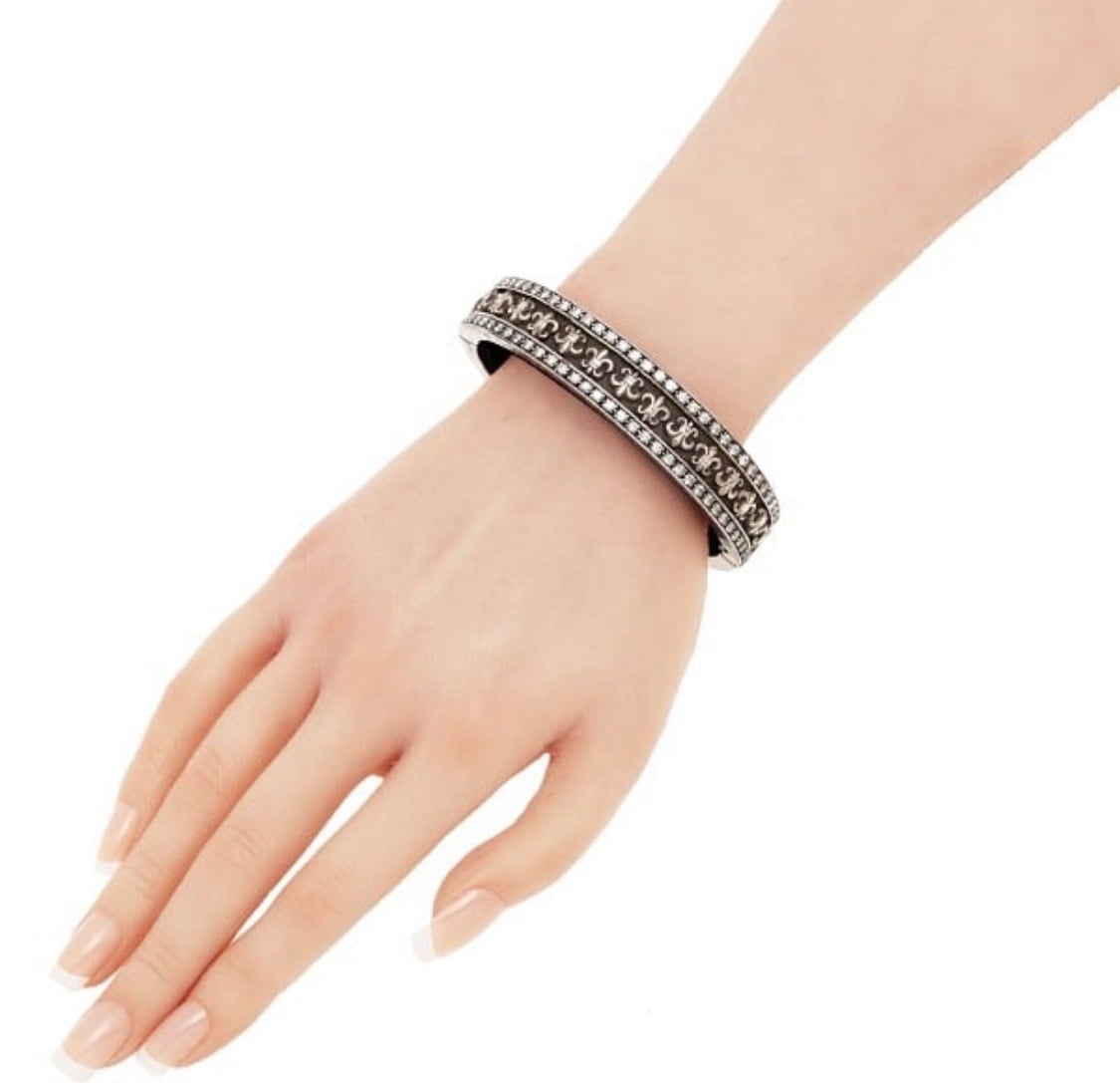 CHROME HEARTS クロムハーツ ナローVバンド BSフレア パヴェダイヤ