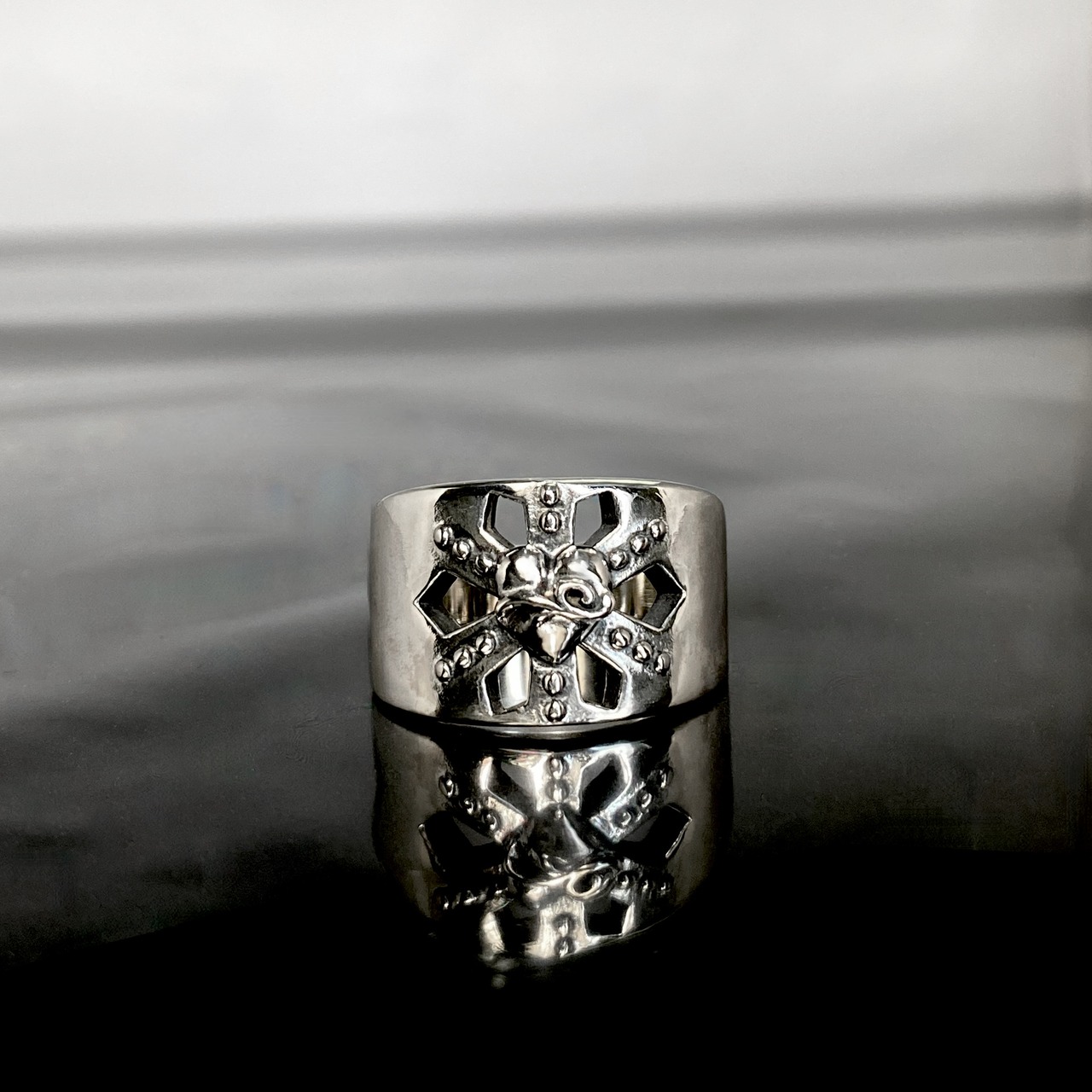 STUD RING [F]  HEART / スタッドリングF・ハート