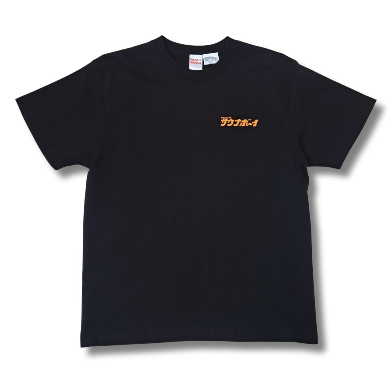 サウナボーイコラボTシャツ XL 黒 サウナボーイ × TMNT - ヌンチャクネッパ Tシャツ (black