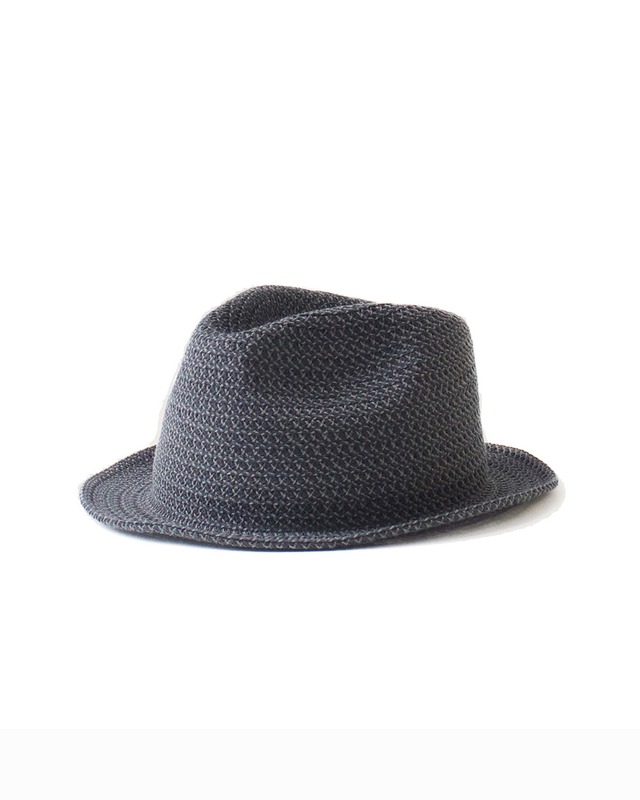 Ishida Seibou "Navy & Gray Cotton Soft Hat"