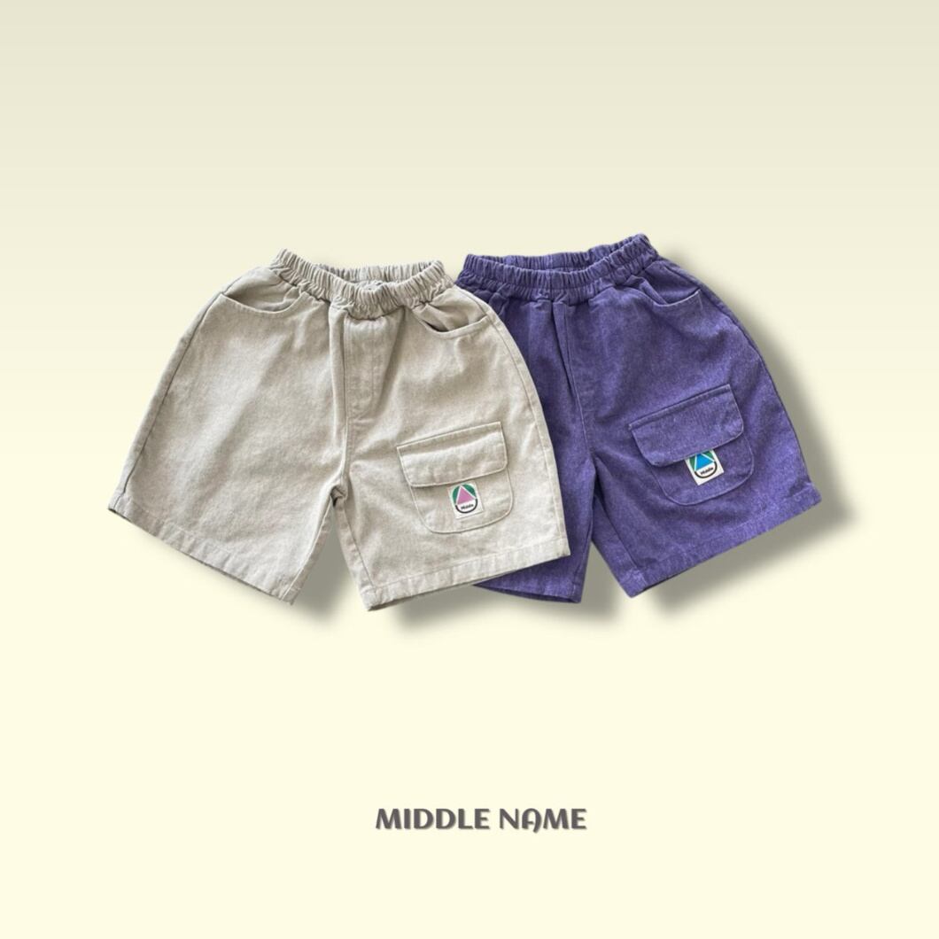 《送料無料》予約:ピッグポケットバミューダパンツ【MIDDLENAME】※ジュニアサイズ