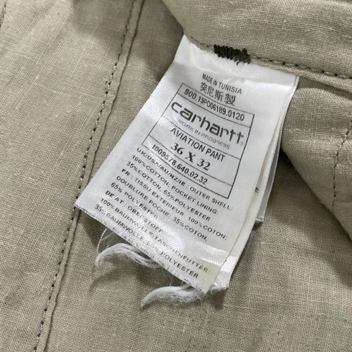 00s チュニジア製 カモフラージュ カーゴパンツ カーハート 36×32 詳細写真4
