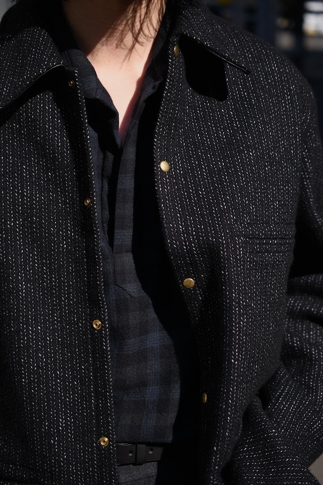 A.PRESSE / Cashmere Beach Cloth Jacket (Navy)