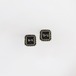 UMIOTO indigo stone square ピアス（藍染）