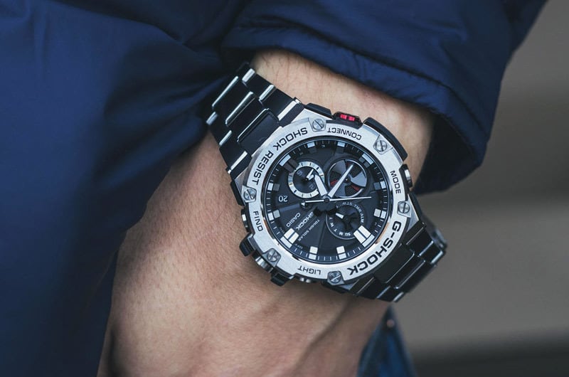 美品　G-SHOCK Gショック　ジーショック　ソーラー　電波　G-STEEL