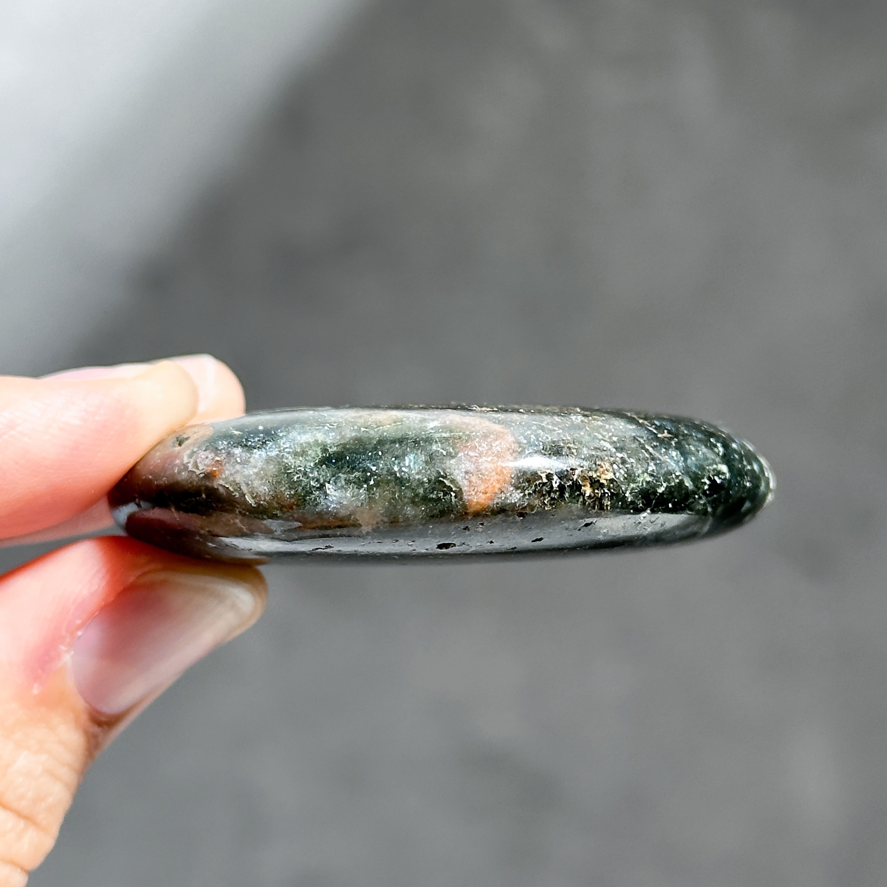 オーシャンジャスパー パームストーン45◇ Ocean Jasper ◇天然石