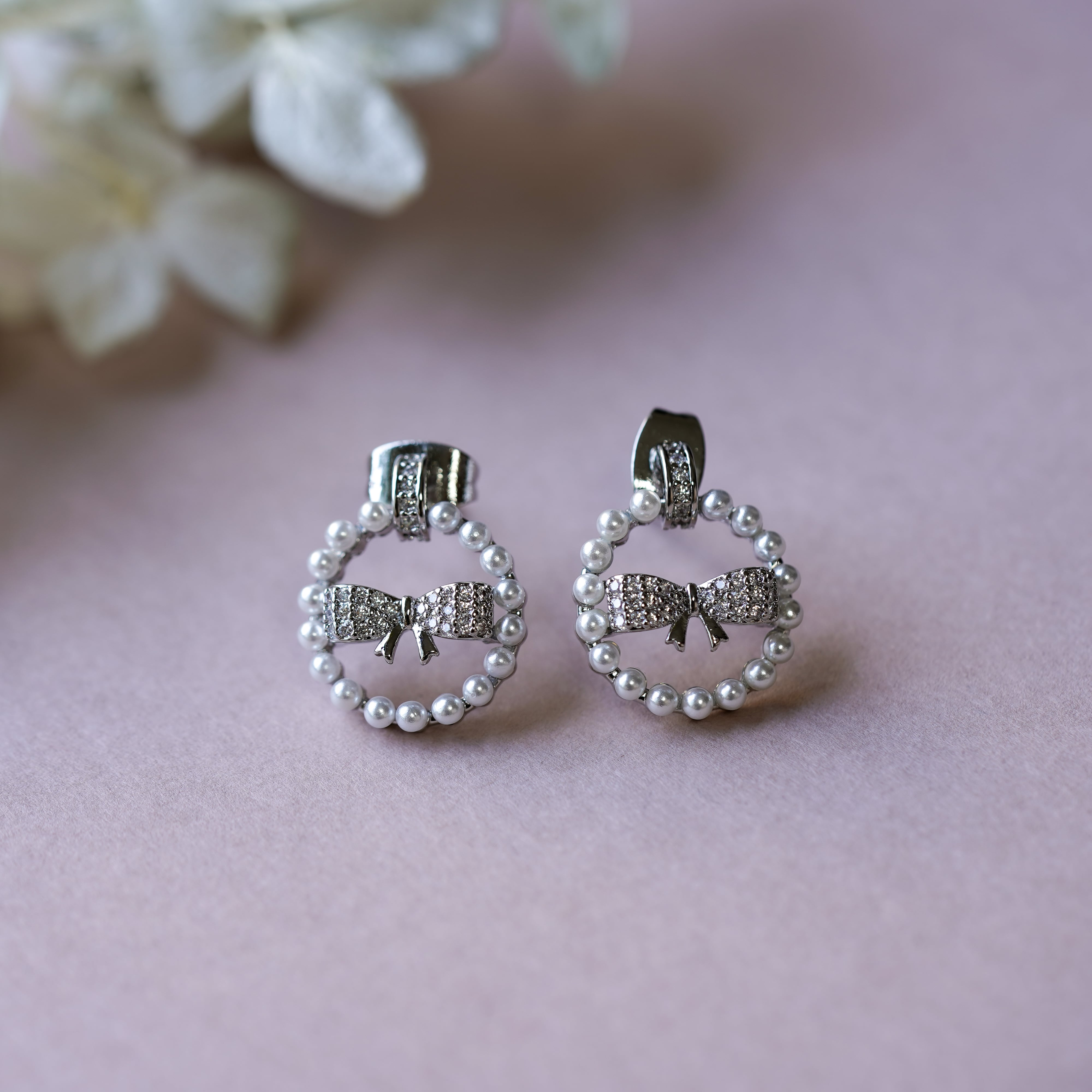 リボンのピアス＆イヤリング | FLoS