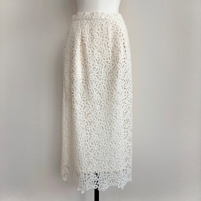 残り僅か！〈SELECT〉レースタイトロングスカート 147-19208