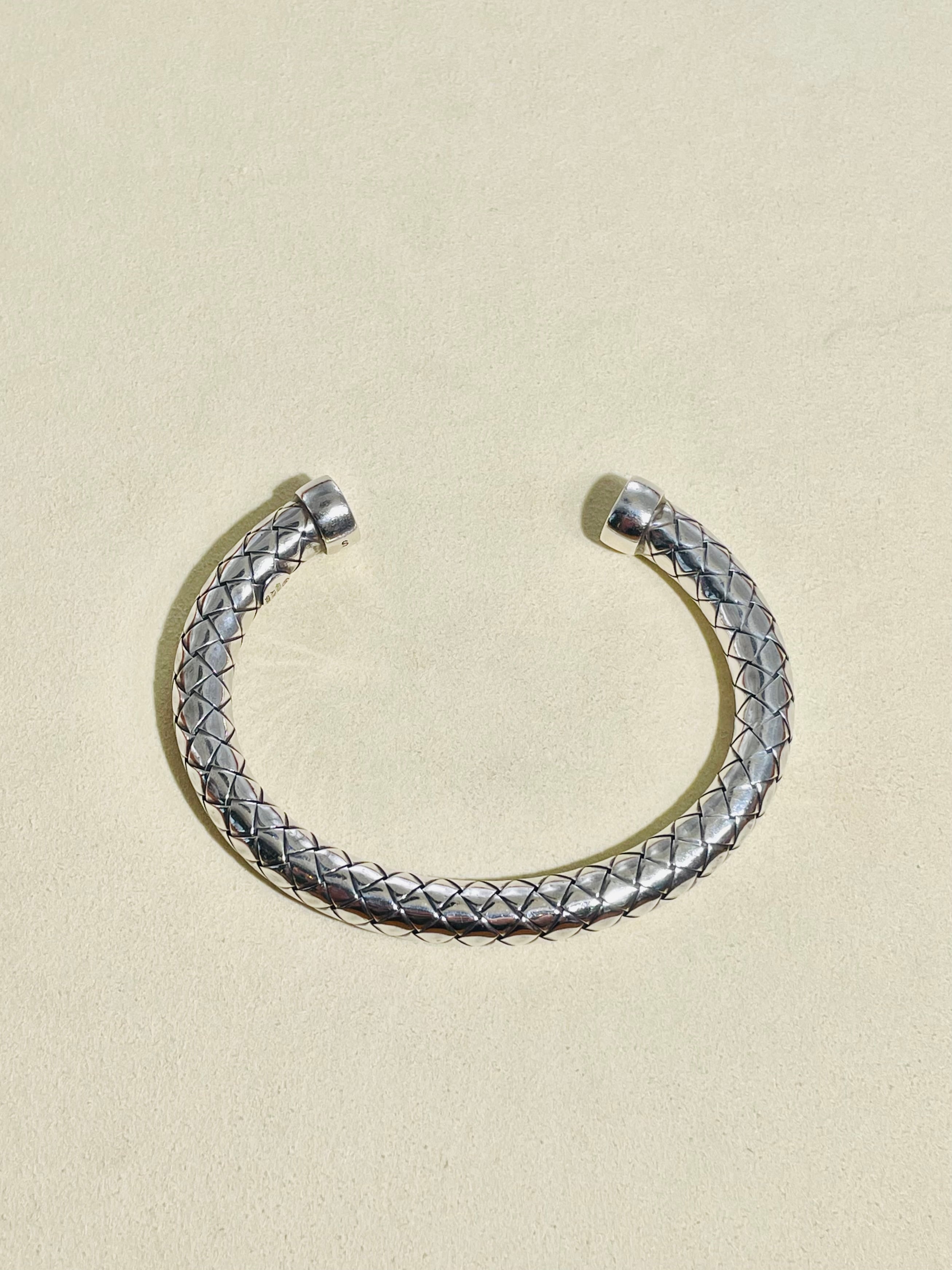 Intrecciato Woven Bangle -BOTTEGA VENETA-