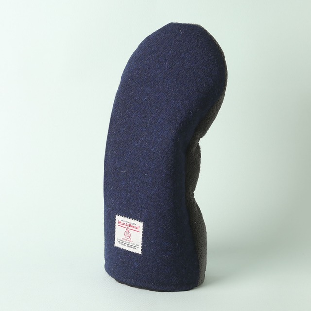 Harris Tweedを使用したドライバー用ヘッドカバー HT_31DR（ダークネイビー）