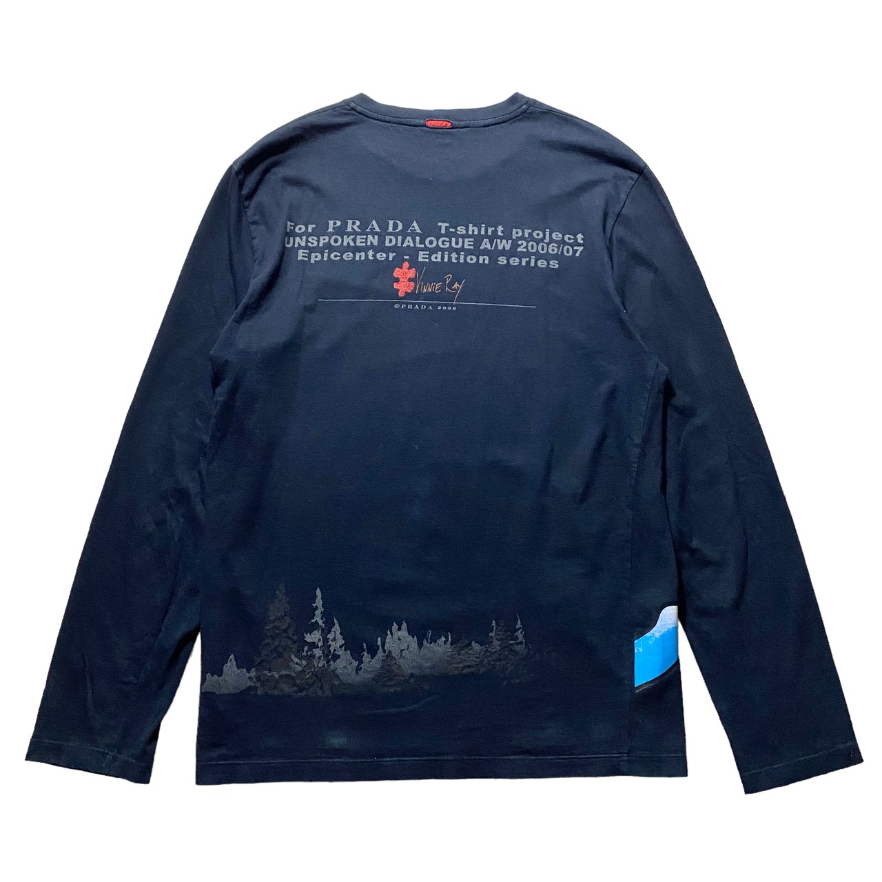 archive 2006AW PRADA SPORT black L/S tee