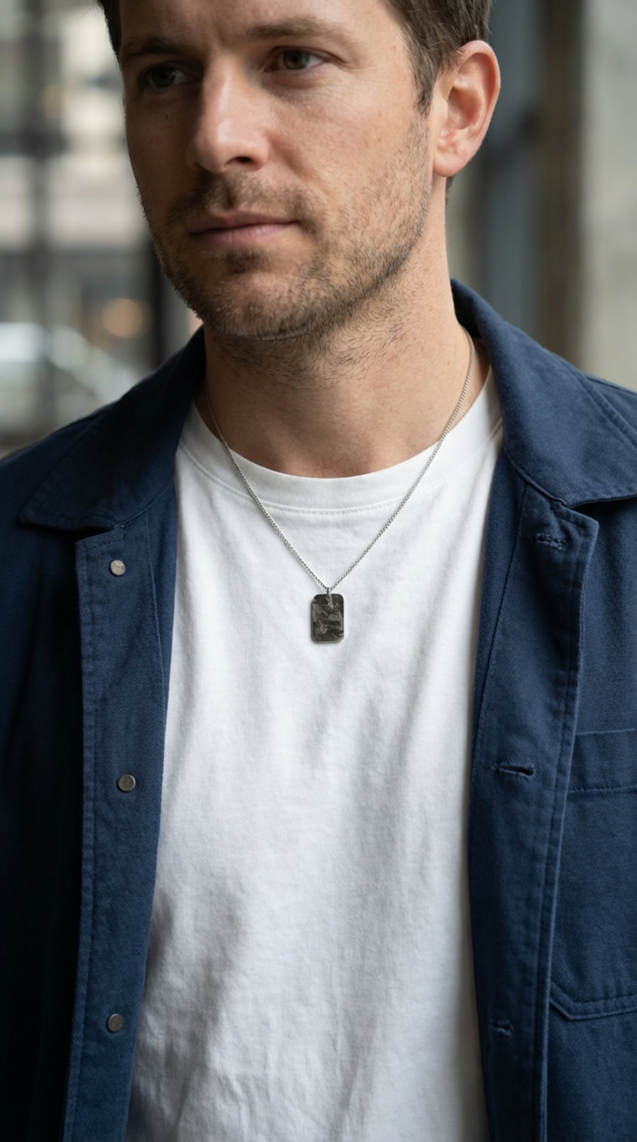 ドッグタグ　Forged carbon