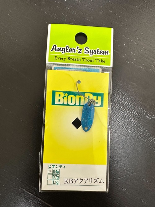 【Angler'z System】BionDy 0.4g(KBアクアリズム)
