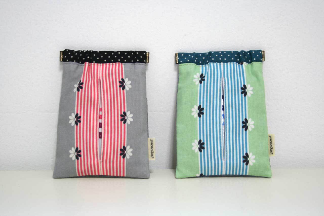 型紙】pa083/バネ口金のティッシュケース | yurarika