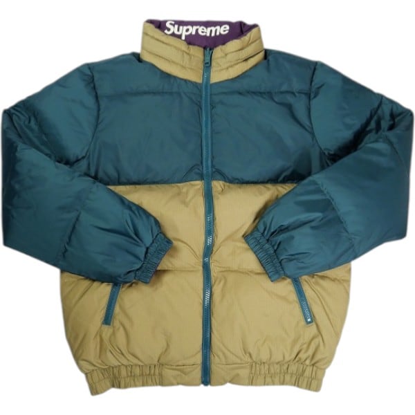 Size【S】 SUPREME シュプリーム 14AW Reversible Puffy Jacket Teal