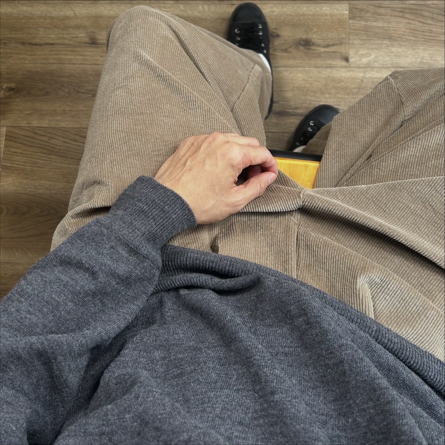 良品 20aw STILL BY HAND スティルバイハンド シルク カシミヤ ネップ