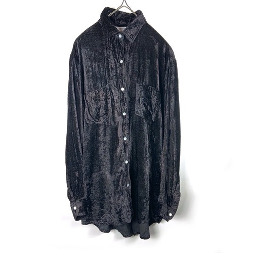 Vintage Long Sleeve Velor Shirts [FASHION PASSPORT] [1980s ~] Vintage Long Sleeve Velor Shirts