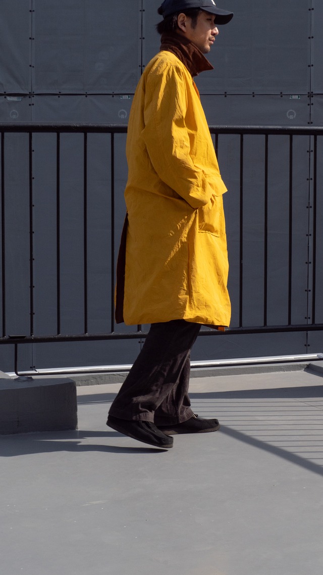 "Marlboro" '90s vintage Canvas PVC reversible coat