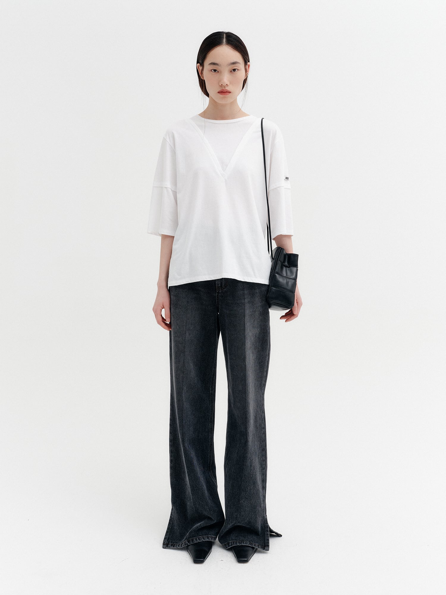 SAN SAN GEAR] 23SS CUBIC PANTS TEAL 正規品 韓国ブランド 韓国通販