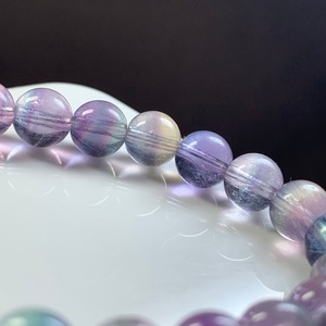 A64.夢かわ☆グラデーションフローライト ブレスレット