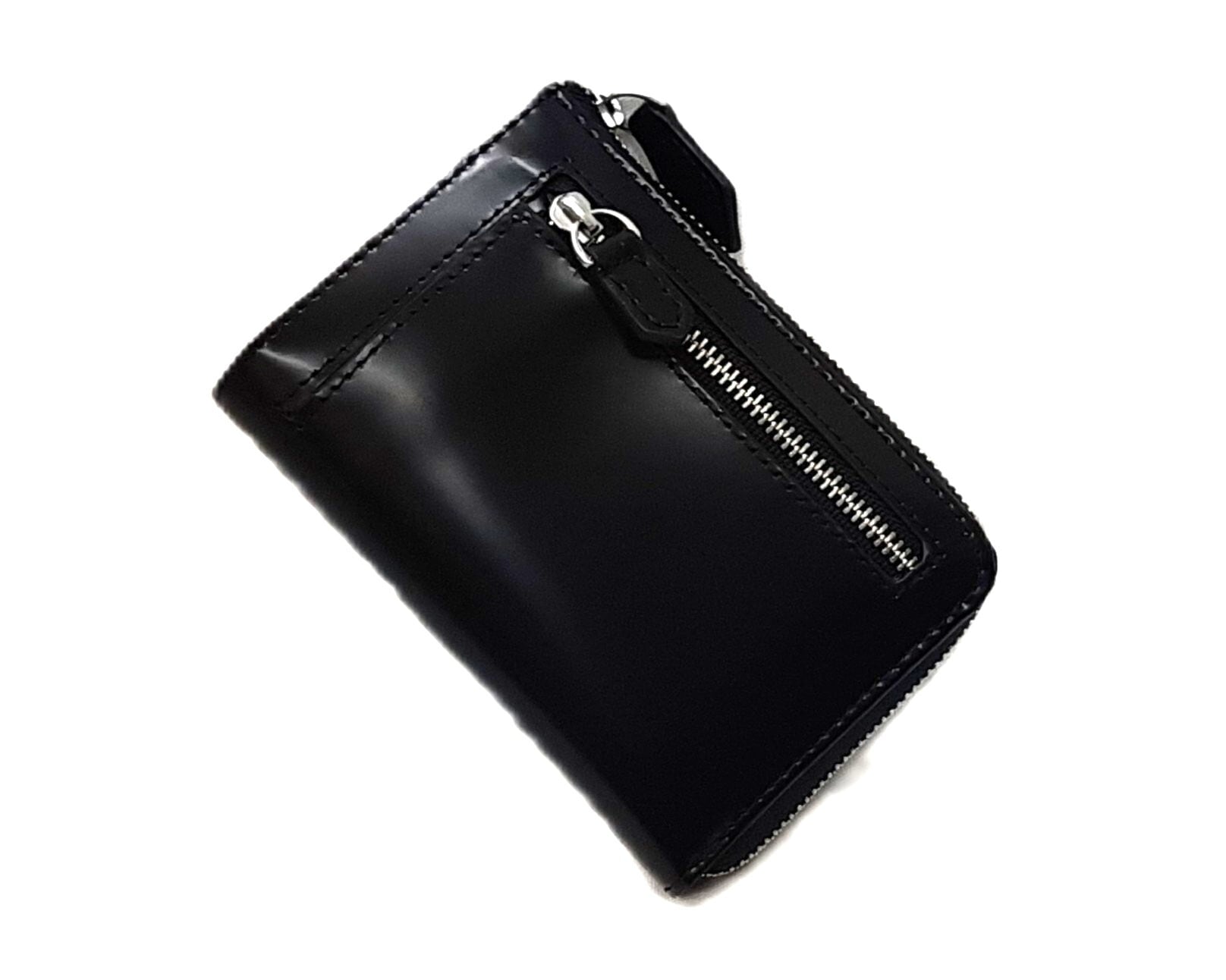 ロベルタヴィヴィアーニ クロコ型押し 牛革 3連 ベルト シルバー (つや