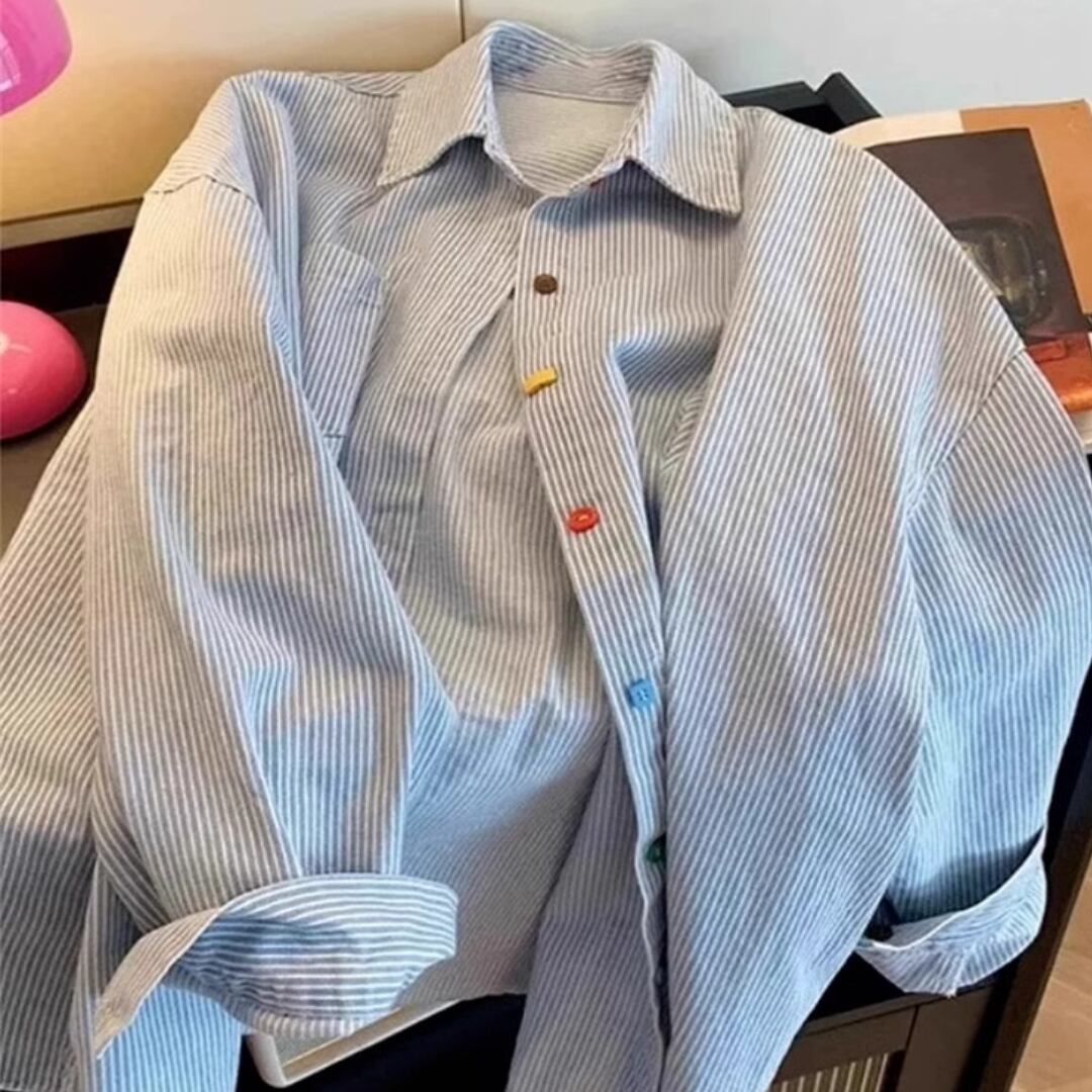 カラー ボタン シャツ 3412512