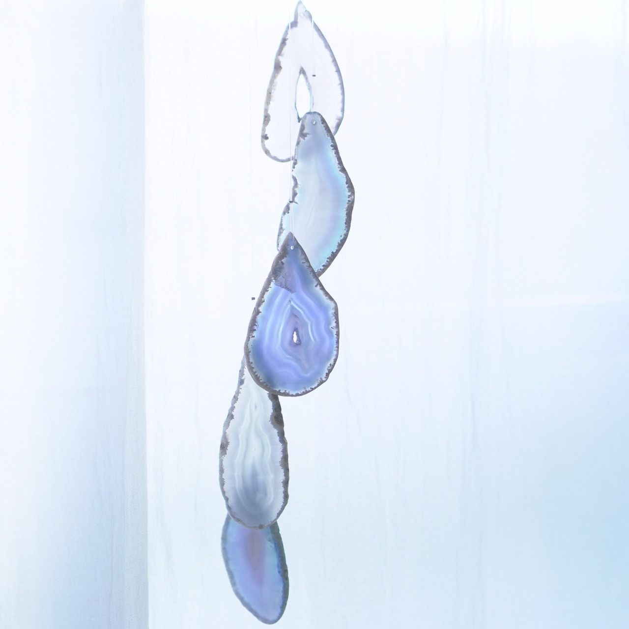 Dream Rain 02 - アゲートヒーリングチャイム / Agate Sun Catcher Wind Chime 073