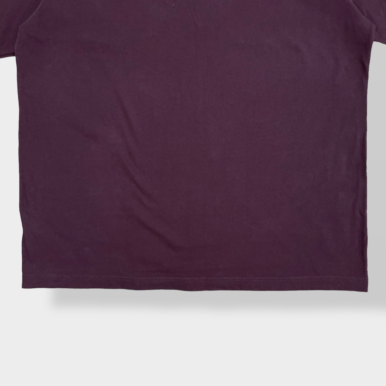 【Carhartt】ポケットTシャツ ポケT  ヘンリーネック ORIGINAL FIT Cロゴ LARGE 半袖 バーガンディ カーハート US古着