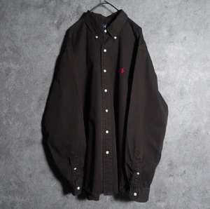 "Ralph Lauren" Black Long Shirt