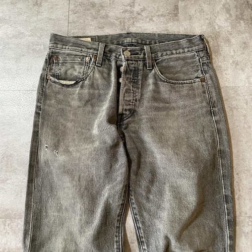 【W31 L32】 levi's ブラック リーバイス 501 ビックE 詳細写真4