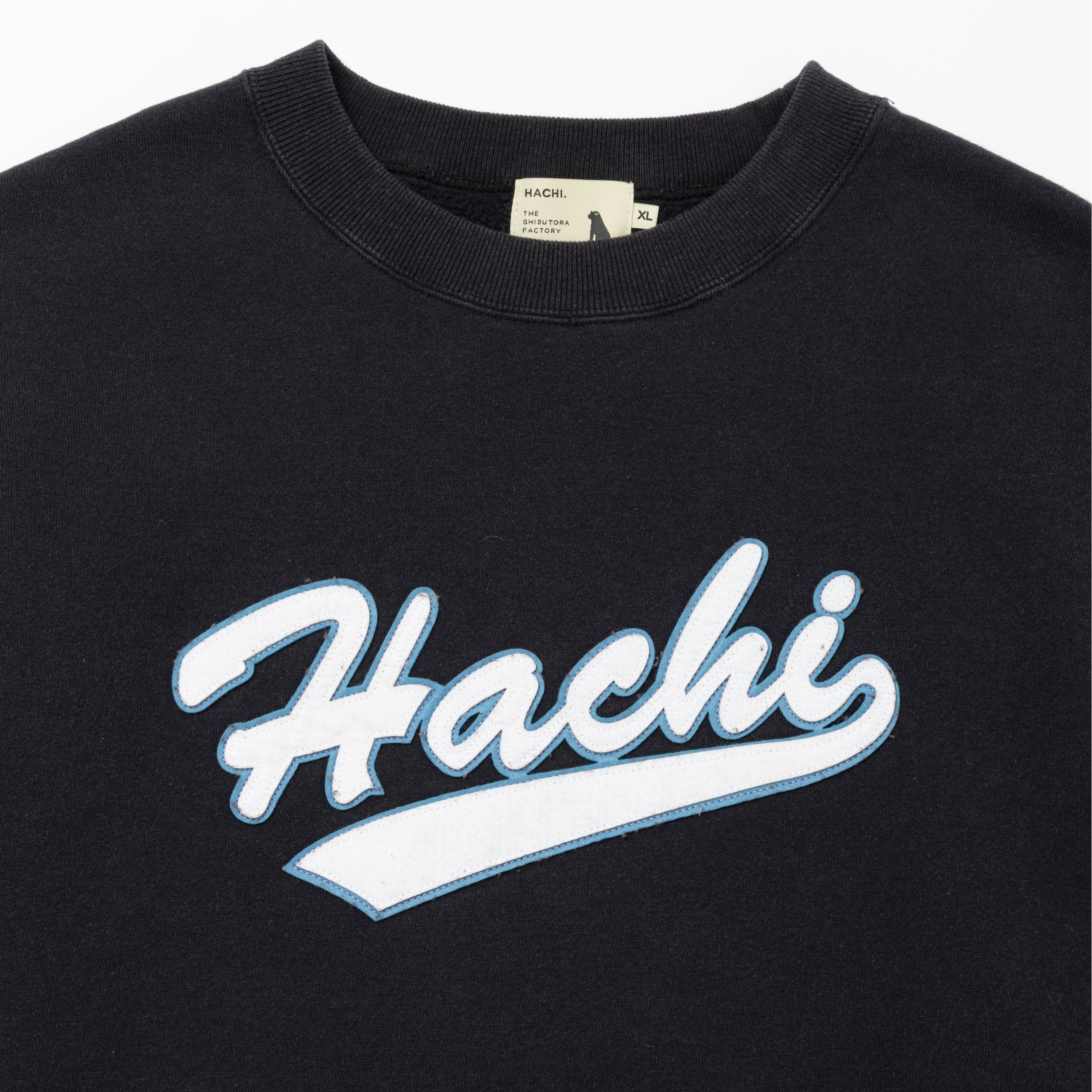 PATCH SWEAT - BLACK - | HACHI.THE SHIBUTORA FACTORY