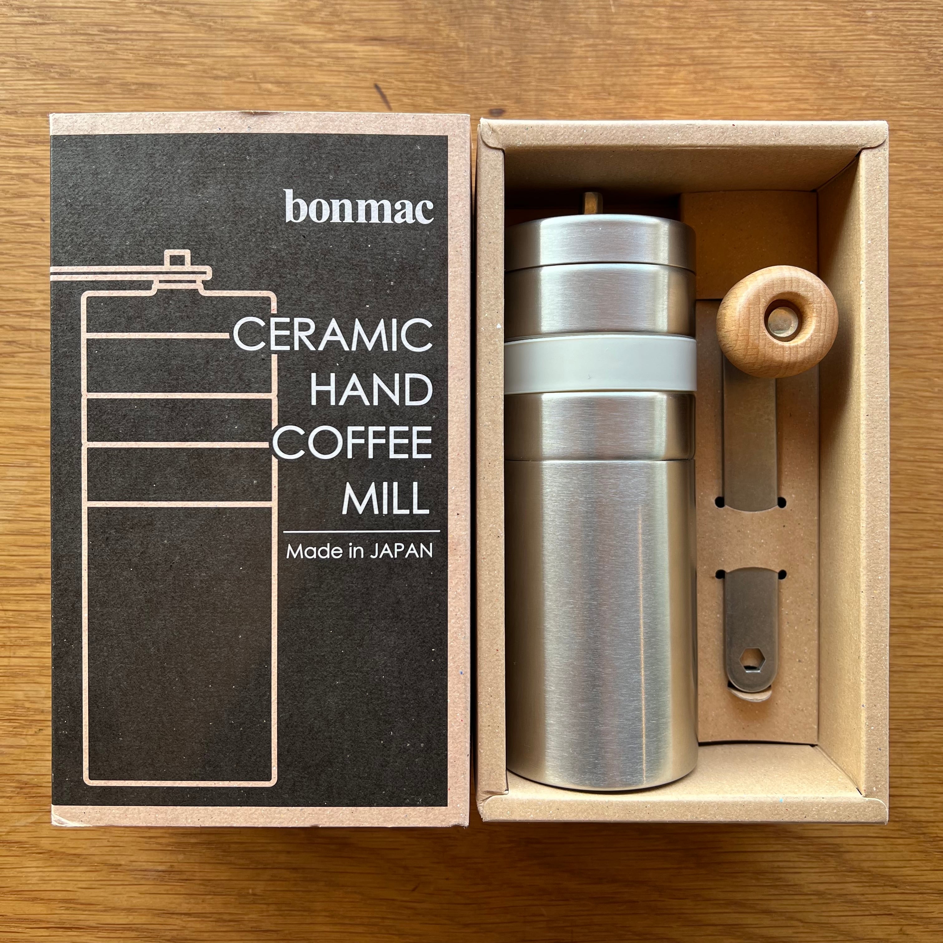 送料無料】bonmac セラミックハンドコーヒーミル THE COFFEE HOUSE