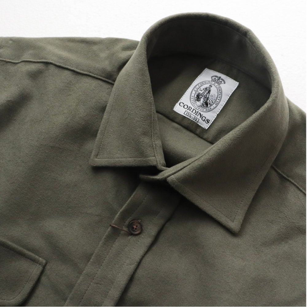 CORDINGS / コーディングス モールスキンオーバーシャツ | clam(クラム