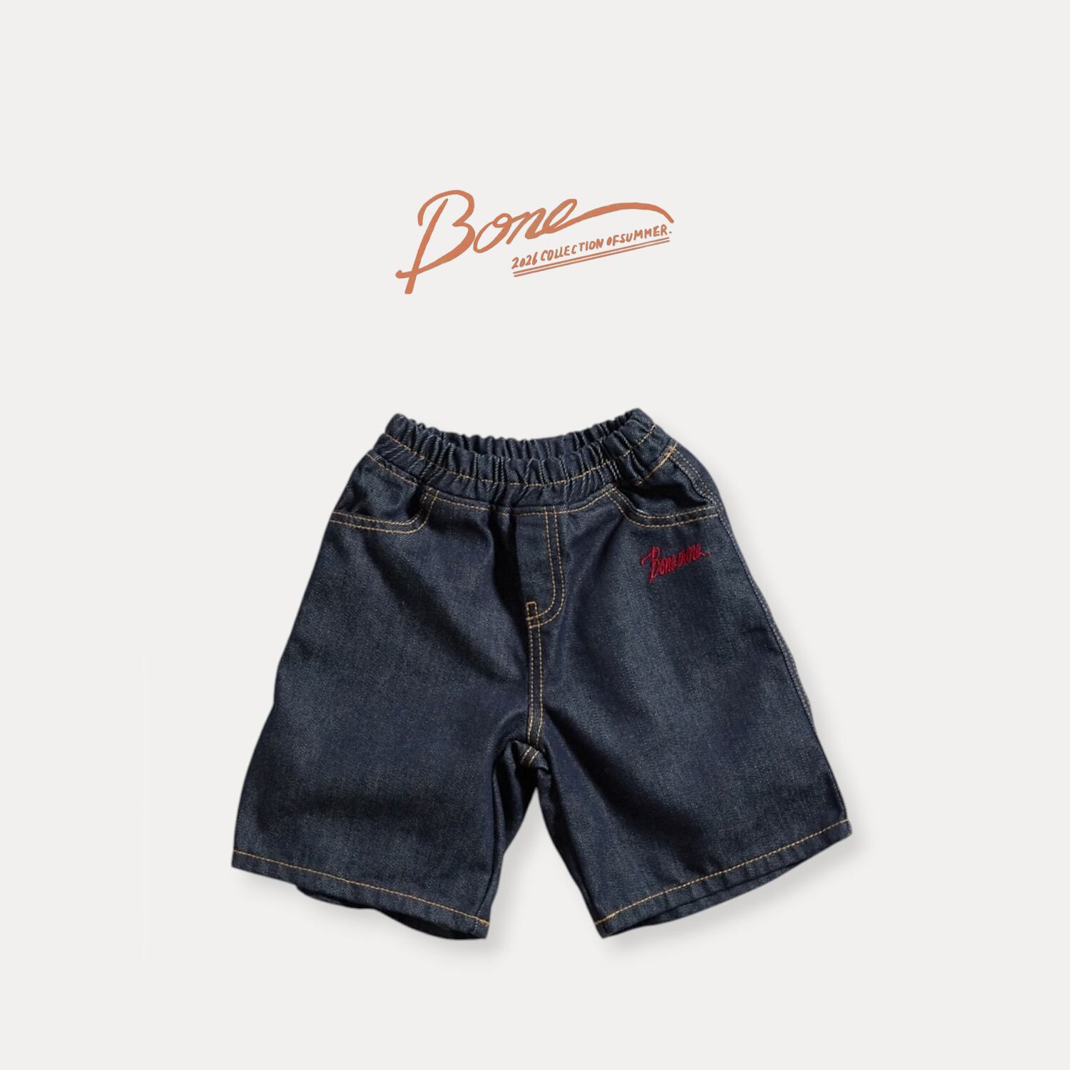 brian bermuda denim【BONEOUNE】※7月中旬〜下旬発送予定