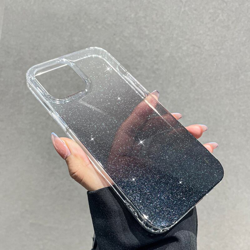 iPhone14 Pro Max/13/12ケース 星空モチーフ クリア キラキラ